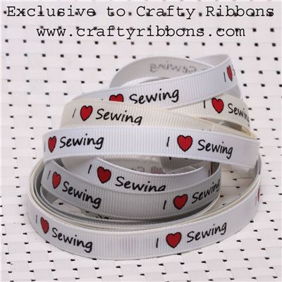 Love Sewing Ribbon - I love Sewing